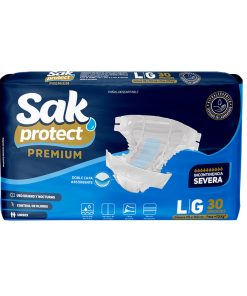 Pañal SAK Protect Premium talle G (funda 4 paq. x30 un.)