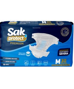 Pañal SAK Protect Premium talle M (funda 4 paq x30 un.)