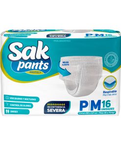 Pants SAK Protect talle P/M (funda 4 paq. x16 un.)