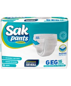 Pants SAK Protect talle G/XG (funda 4 paq. x16 un.)