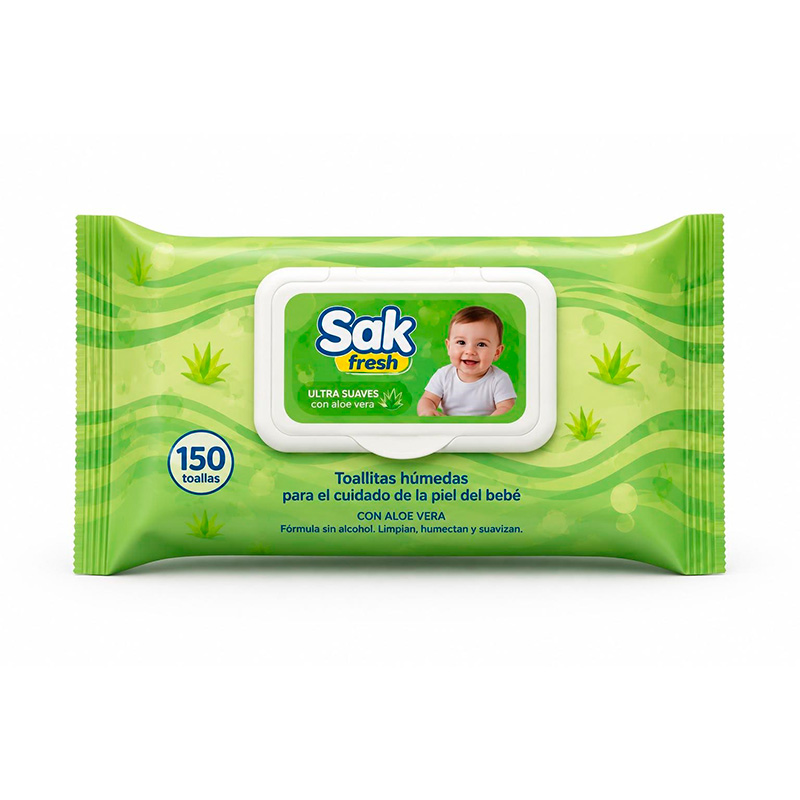 Toallitas Húm. SAK para bebé x150 un.