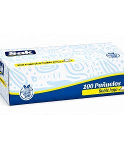 Pañuelo Sak x 100 Hoja Doble (caja x 48 uds)
