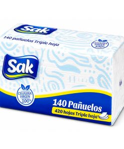 Pañuelo Sak x 140 Hoja Triple (caja x 48 uds)