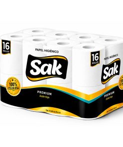 PH SAK Premium Doble Hoja 30 mts. x16 un. (Funda x4) Negro