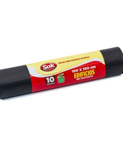 Bolsas res. (RESISTENTE) rollo 100x100 x10 un.(caja x25 rollos)