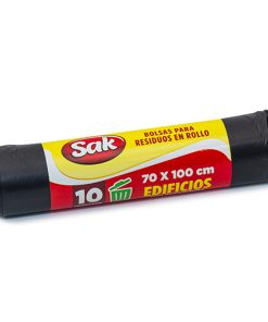 Bolsas res. (RESISTENTE) rollo 70x100 x10 un.(caja x60 roll)