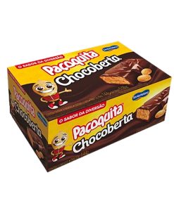 Bloquecito de mani Pacoquita c/chocolate X 8 U 144 G