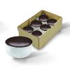 Alfajor artesanal Nieve Bañada Mazarena x 12