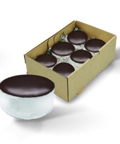 Alfajor artesanal Nieve Bañada Mazarena x 12
